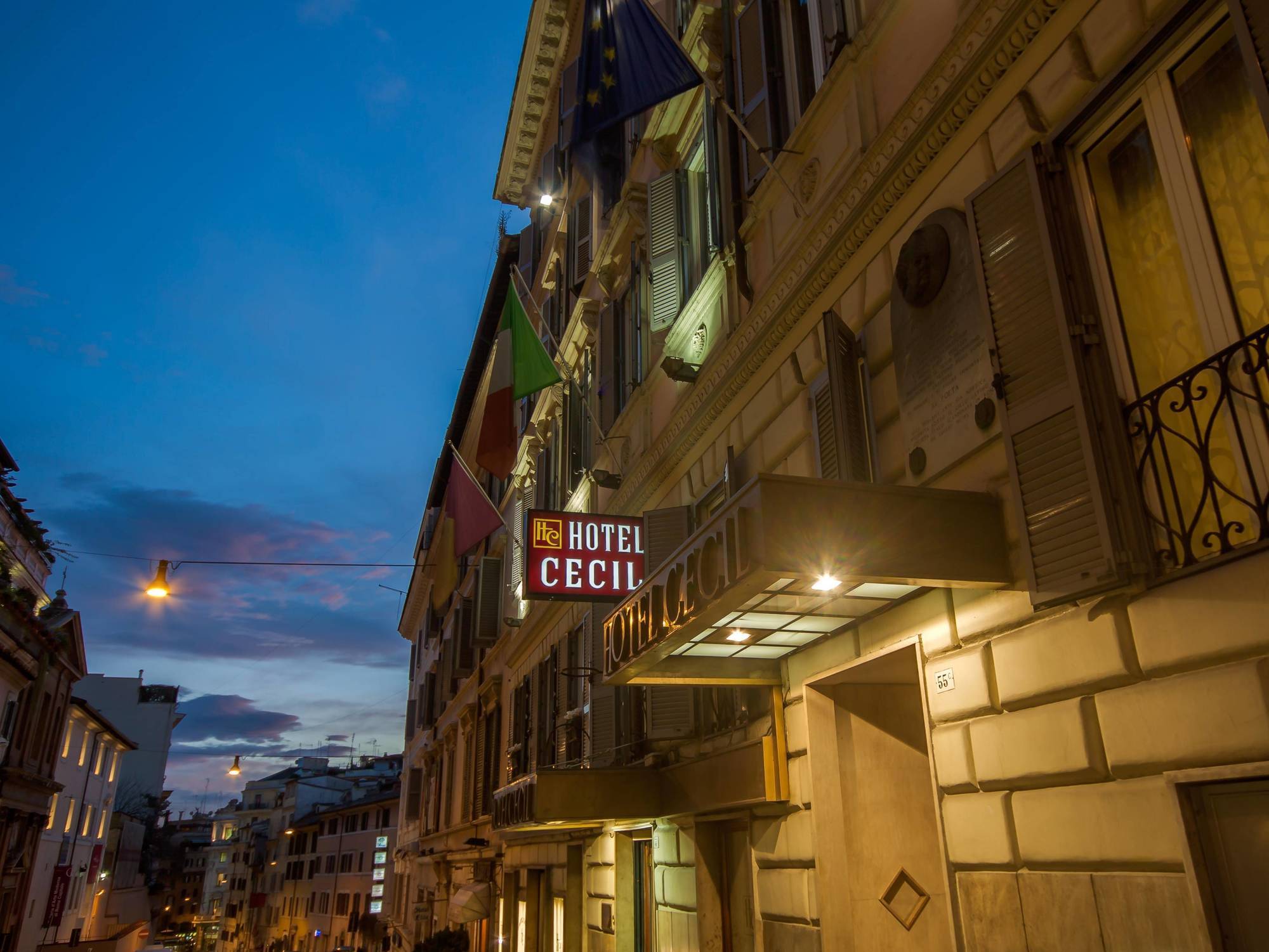 Hotel Cecil Rom Eksteriør billede